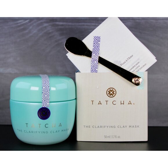 TATCHA The Clarifying Clay Mask 1.7 oz BOXED & SEALED! $70 MSRP - Picture 2 of 8